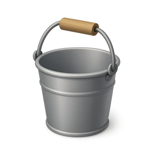 A 3D bucket