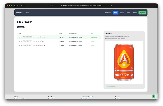 Iridium File Browser