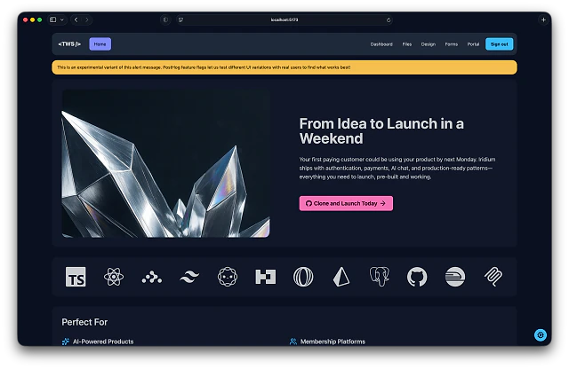 Iridium Dashboard Themed