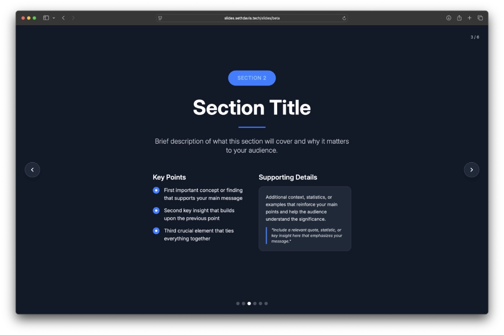 3D rendering of presenter talking about slideshow in front of an audience